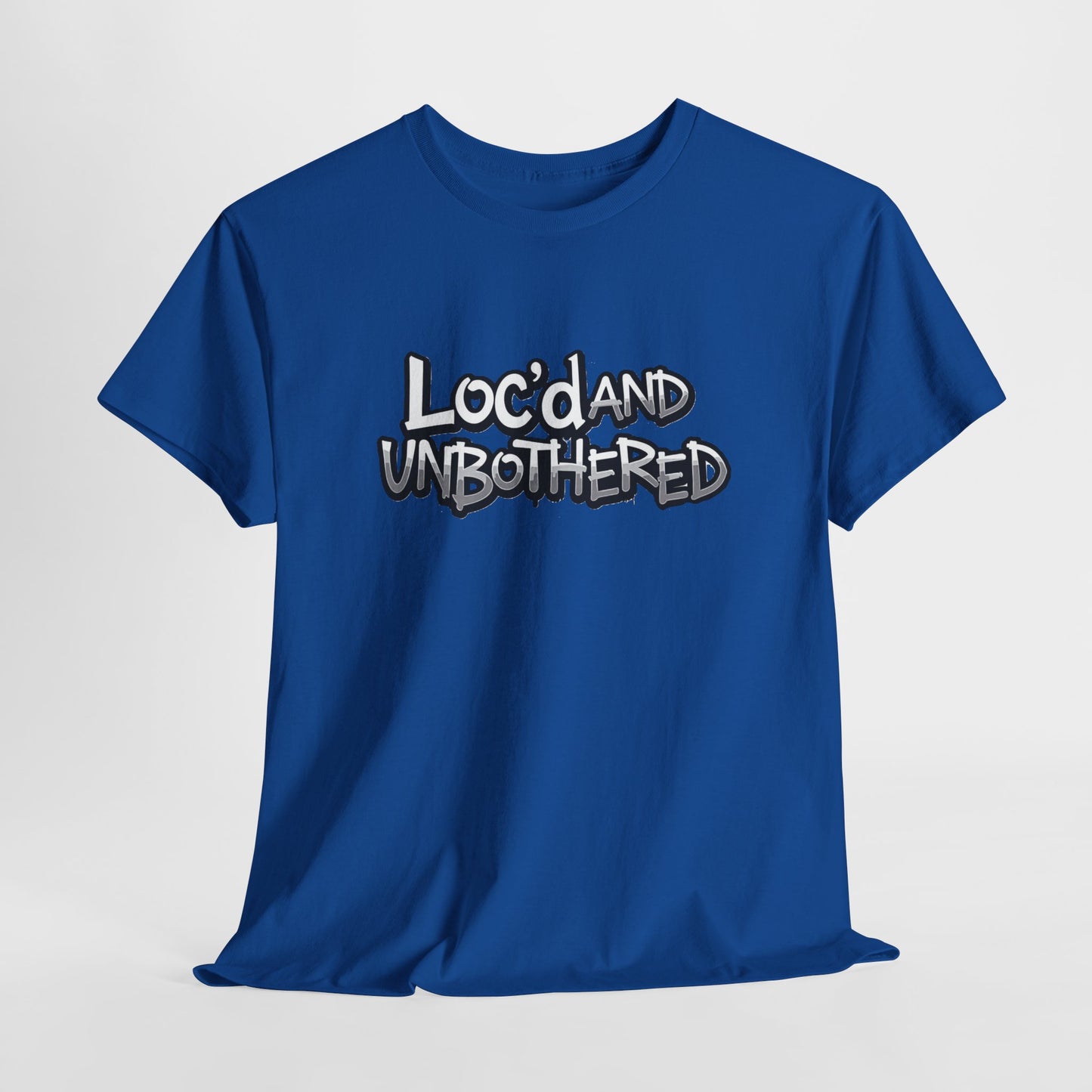 Loc’d and Unbothered T-shirt Casual Wear Gift for Locs Lovers Afro Hair Black American African Girl T-shirt