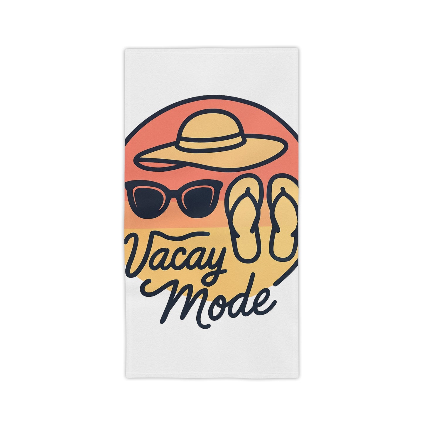 Vacay Mode Design Vacation Vibes Beach Towels. Perfect for Summer, Pool Days, Travel, Gifts & Relaxation