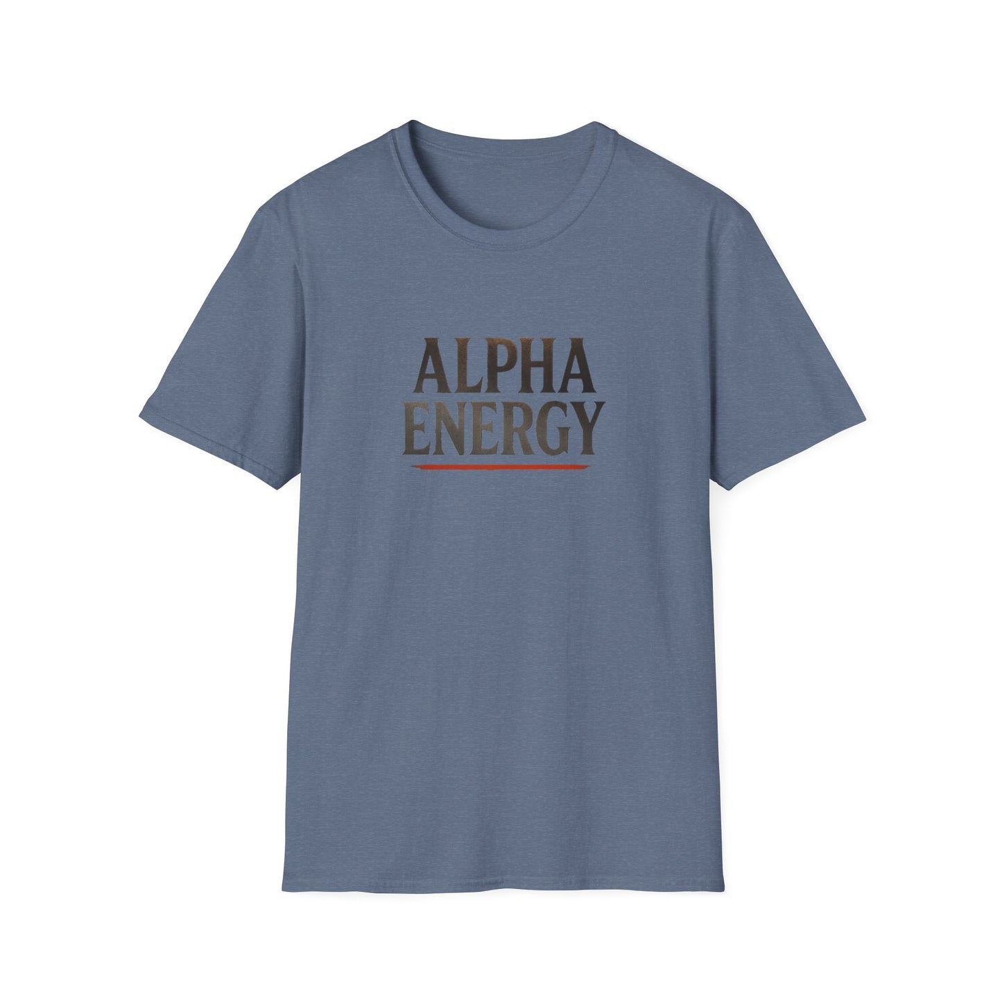 Energetic Alpha Unisex T-Shirt. Casual Wear Gift, Afro Hair Black American African Man T-shirt