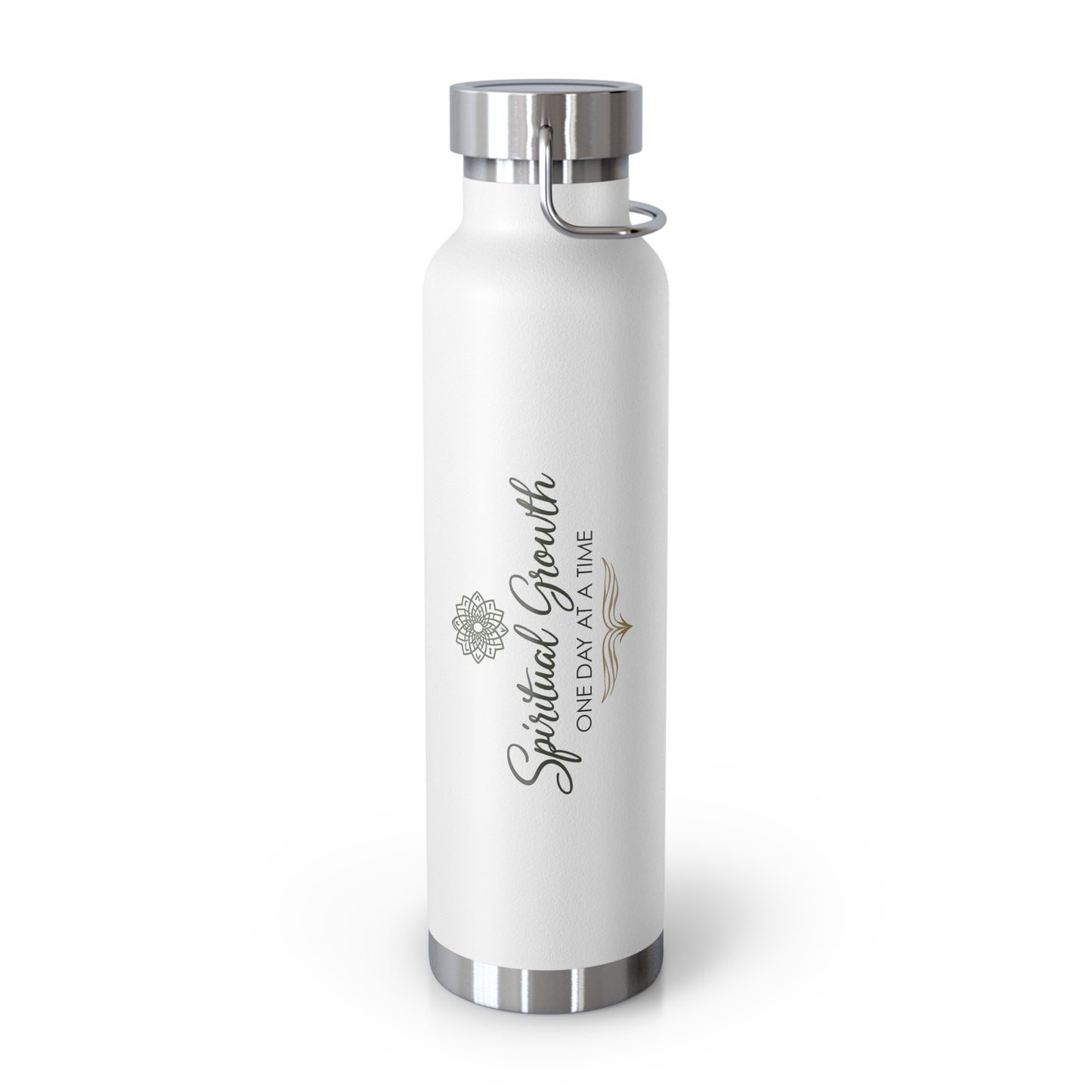 Spiritual Growth Insulated Water Bottle - 22oz Motivational Hydration Flask