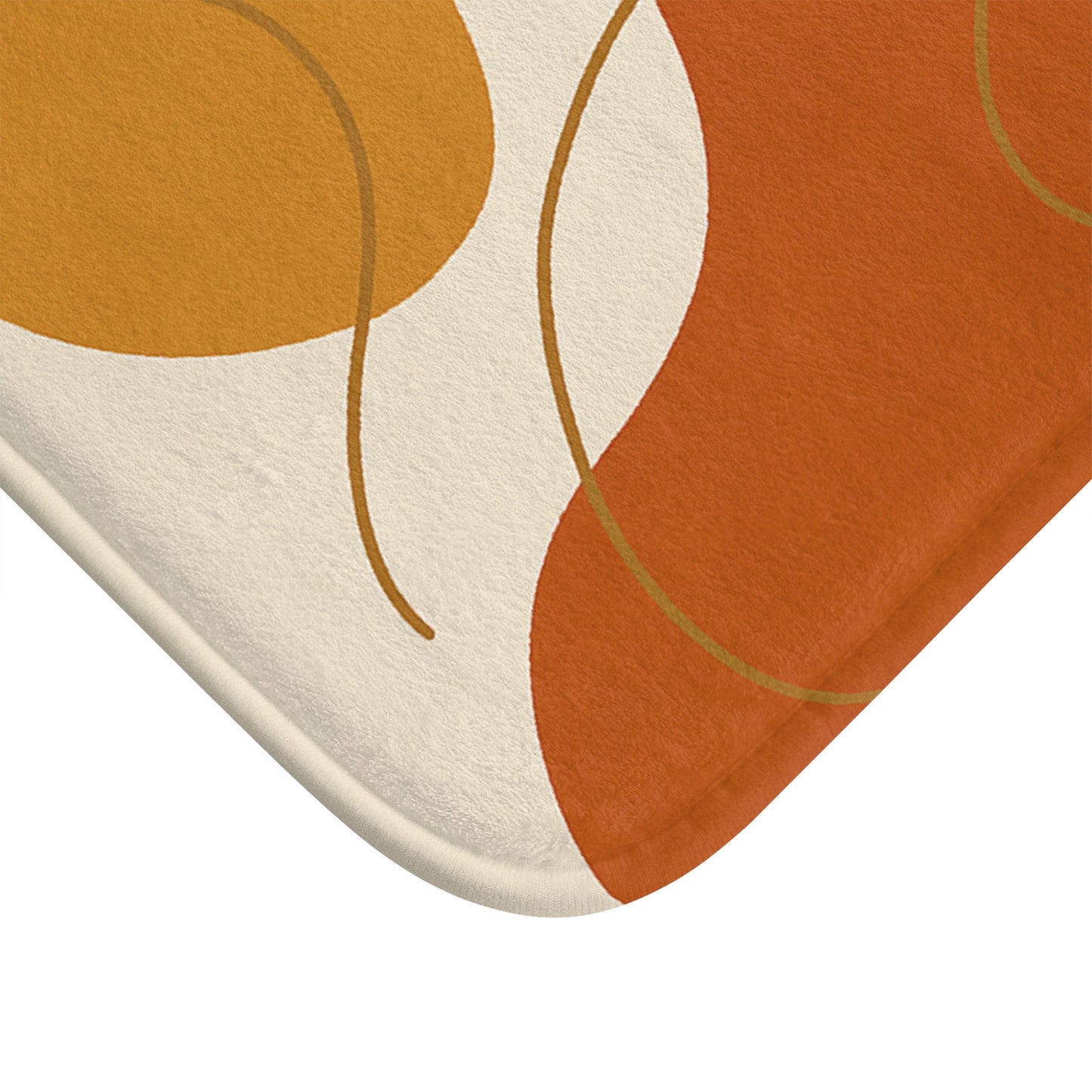 Boho Abstract Bath Mat, Cozy Bathroom Decor, Bathroom Rug, Floral Bath Mat, Home Spa Accessories, Gift for Homeowner