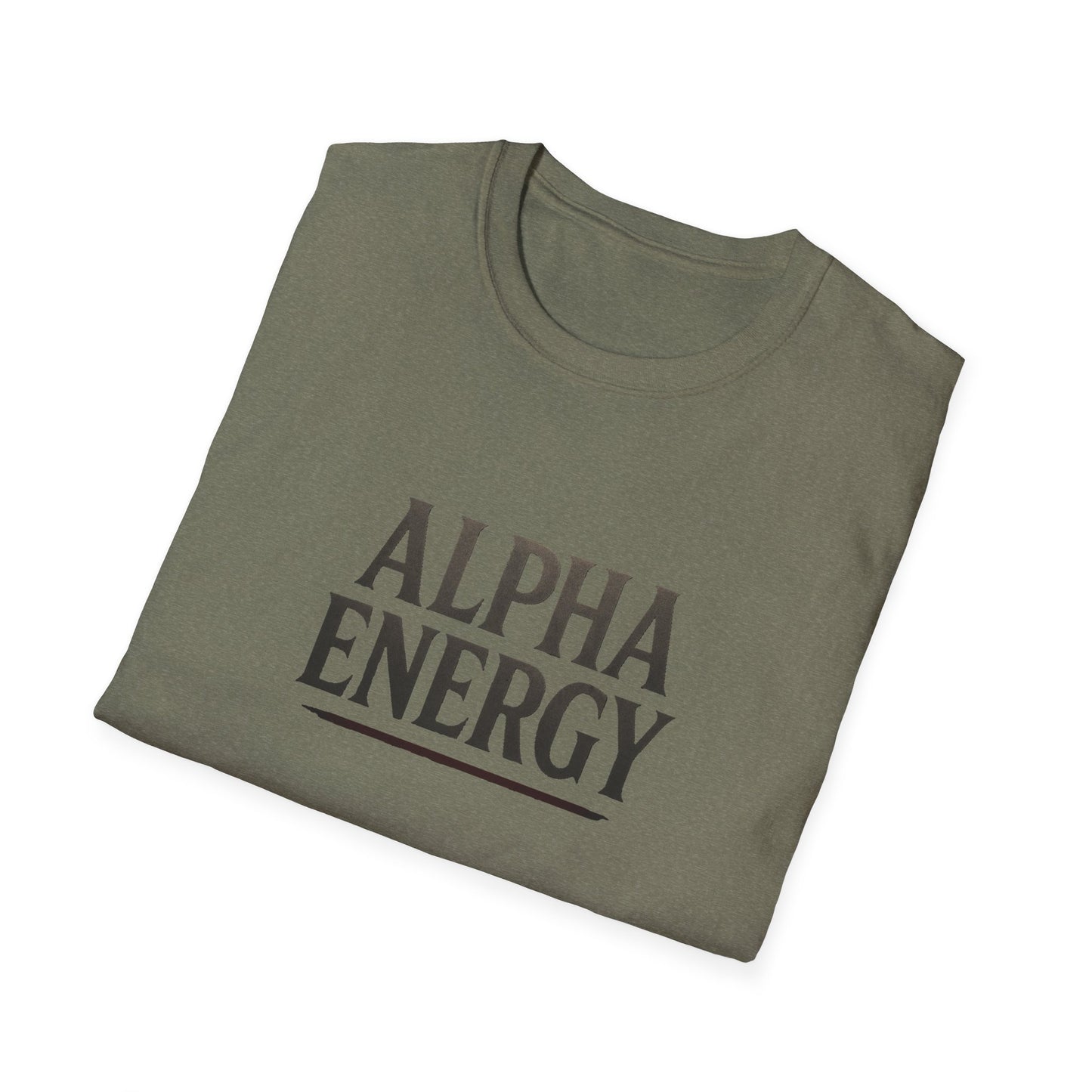 Energetic Alpha Unisex T-Shirt. Casual Wear Gift, Afro Hair Black American African Man T-shirt