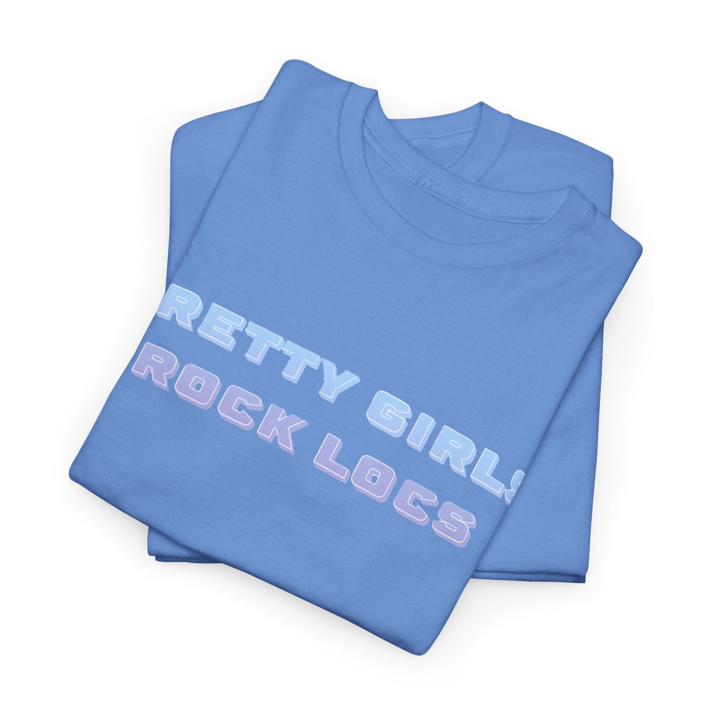 Pretty Girls Rock Locs Tee, Casual Wear Gift for Locs Lovers Afro Hair Black American African Girl T-shirt