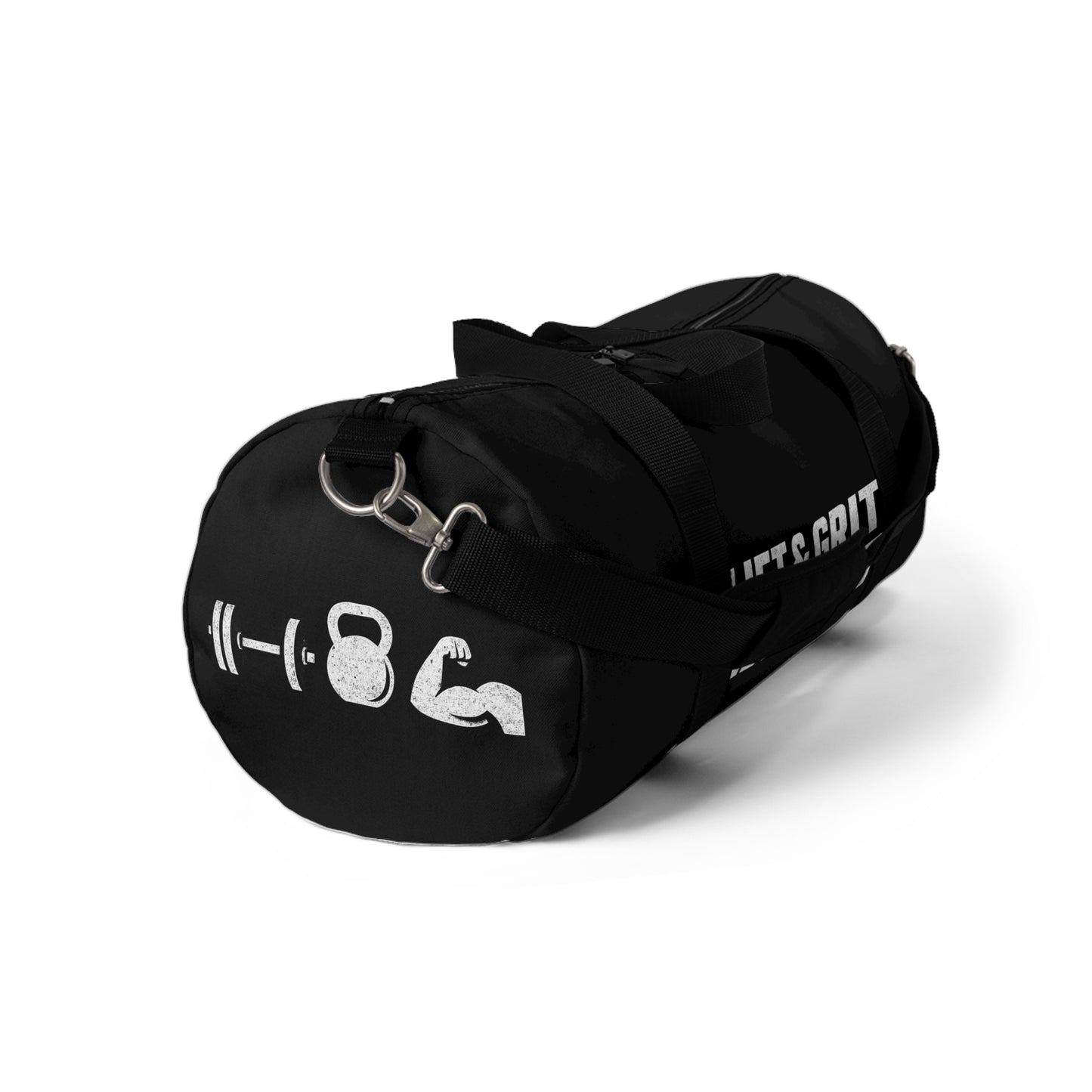 Fitness Duffel Bag, Lift & Grit Never Quit, Gym Gear, Workout Bag, Sports Tote, Travel Companion