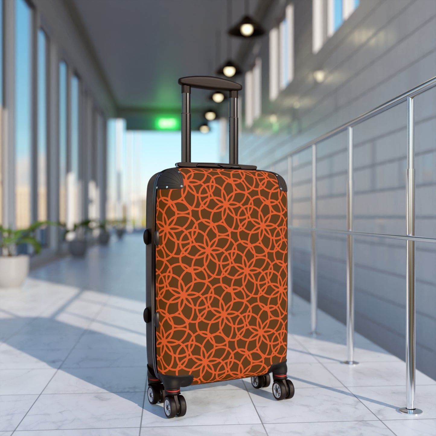 Stylish Suitcase with Floral Design - Perfect for Travel, Gifts, and Adventures