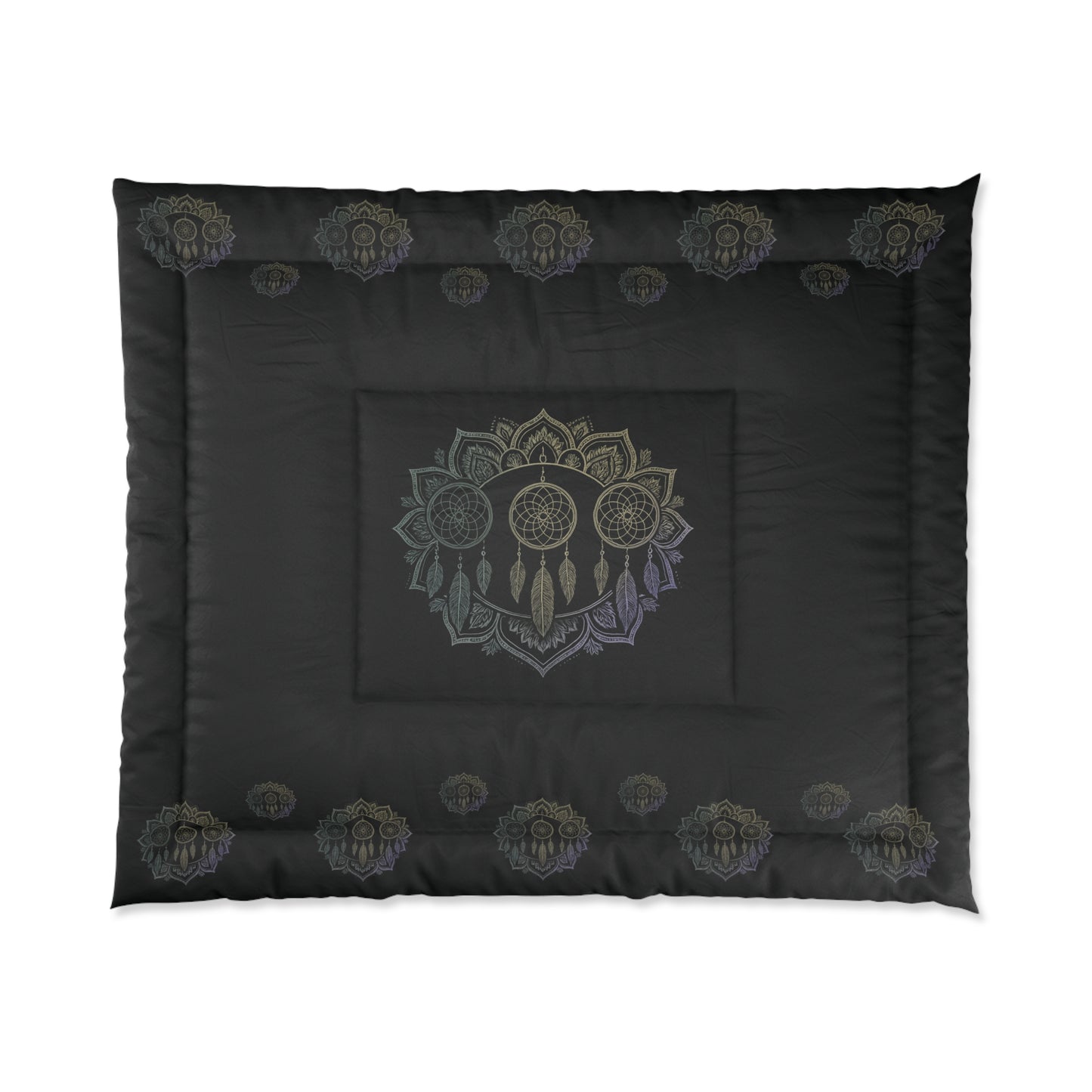 Dreamcatcher Mandala Comforter. Cozy Bedding for Home, Boho Décor, Gift for Her, Bedroom Makeover, Stylish Blanket