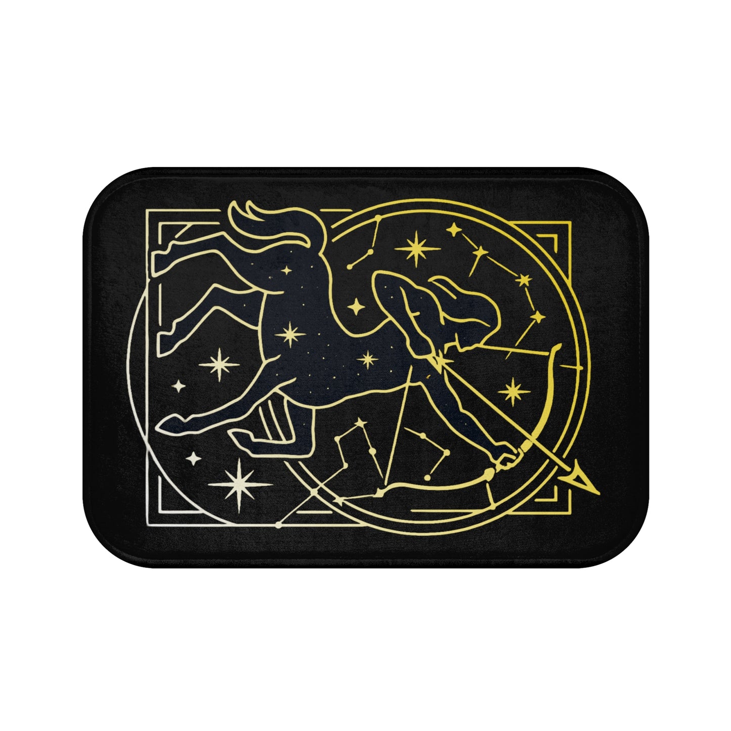 Sagittarius Bathmat, Horoscope Decor, Astrology Gift, Zodiac Bathroom Rug, Astrology Lover's Home Accessory
