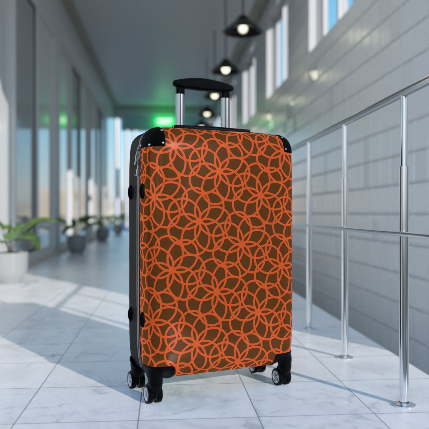 Stylish Suitcase with Floral Design - Perfect for Travel, Gifts, and Adventures