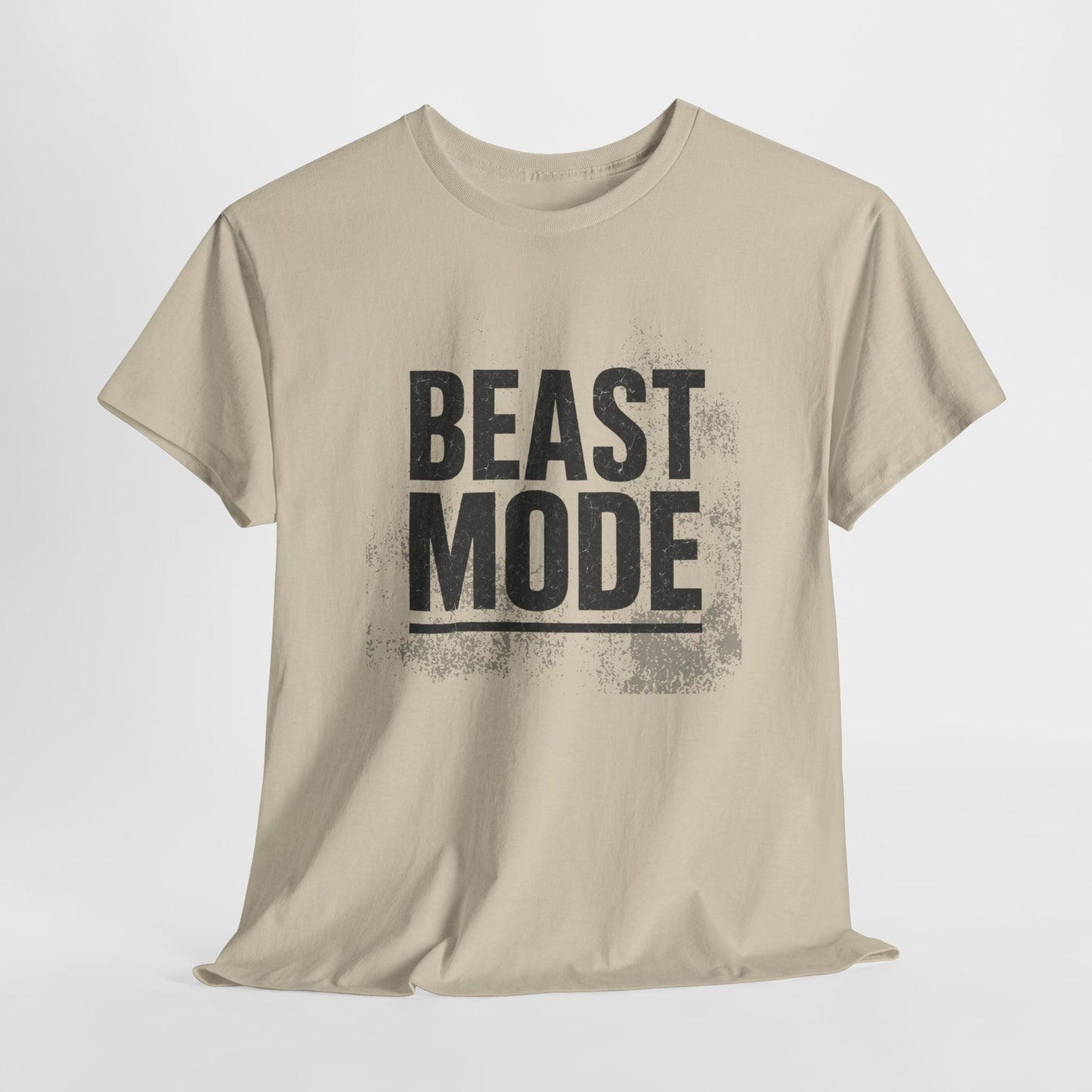 Beast Mode Unisex Heavy Cotton Tee - Fitness Shirt, Workout Apparel, Gym Shirt, Motivational Tee, Gift for Athletes, Casual Wear