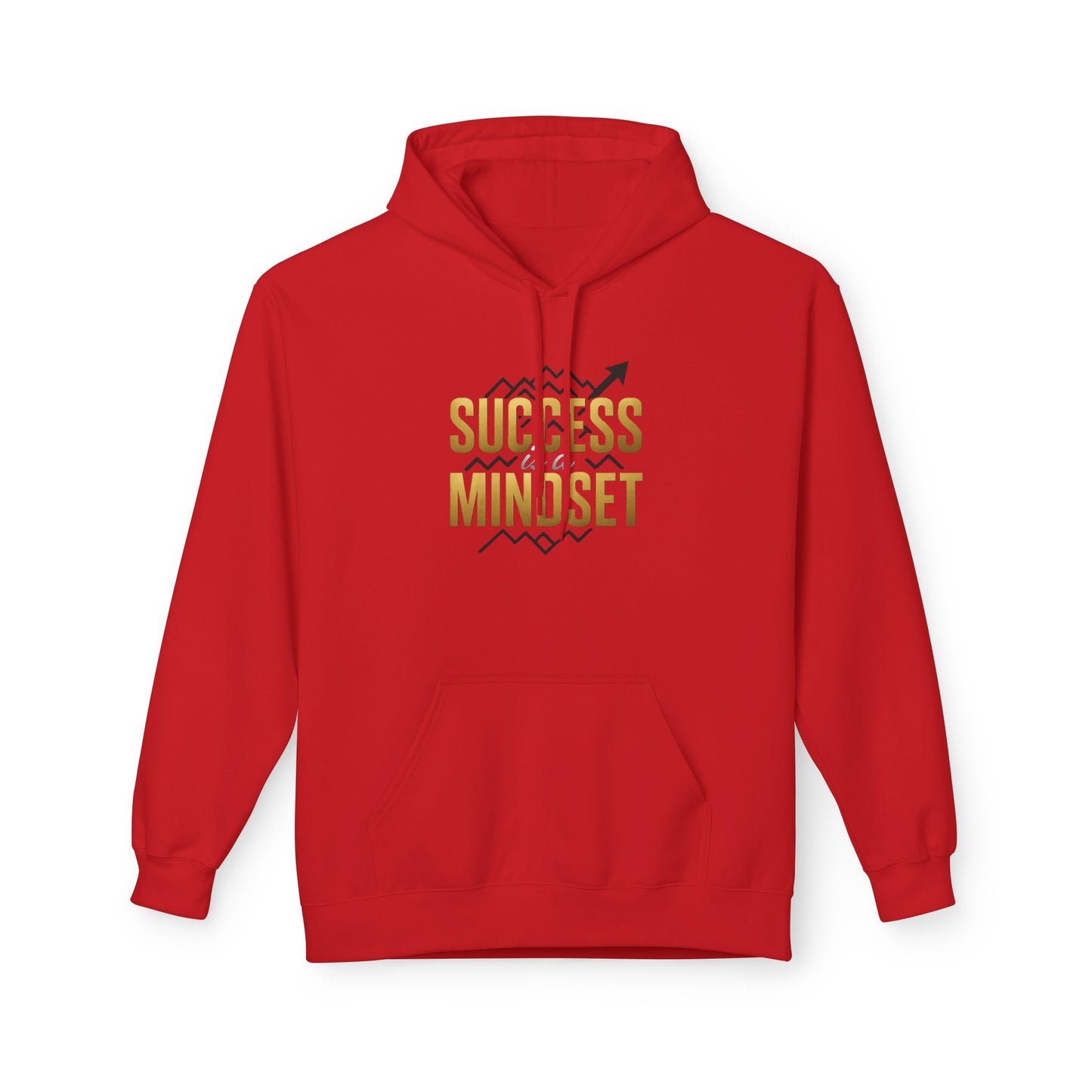 Success is a Mindset Unisex Midweight Softstyle Fleece Hoodie Afro Hair Black American Hoodie