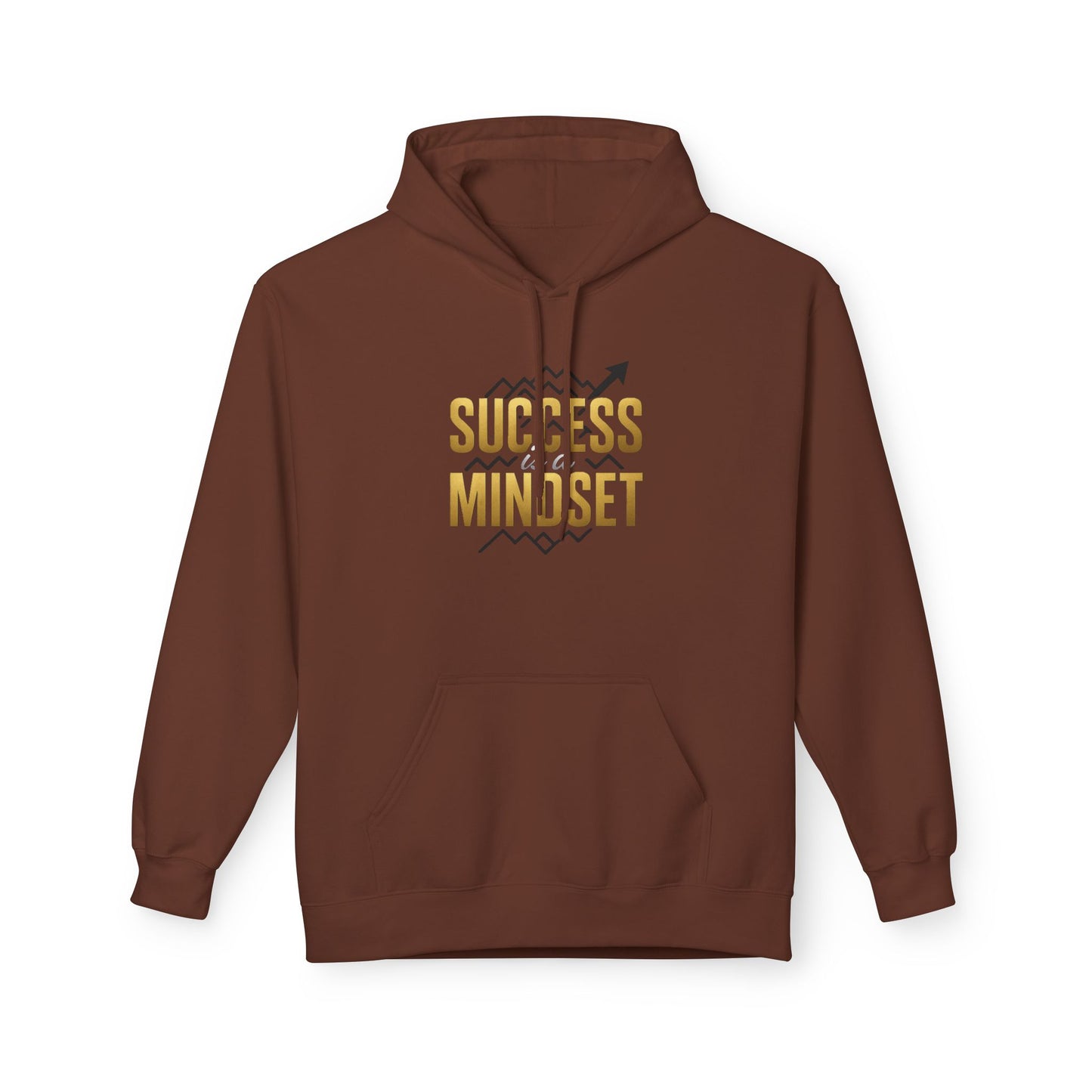 Success is a Mindset Unisex Midweight Softstyle Fleece Hoodie Afro Hair Black American Hoodie