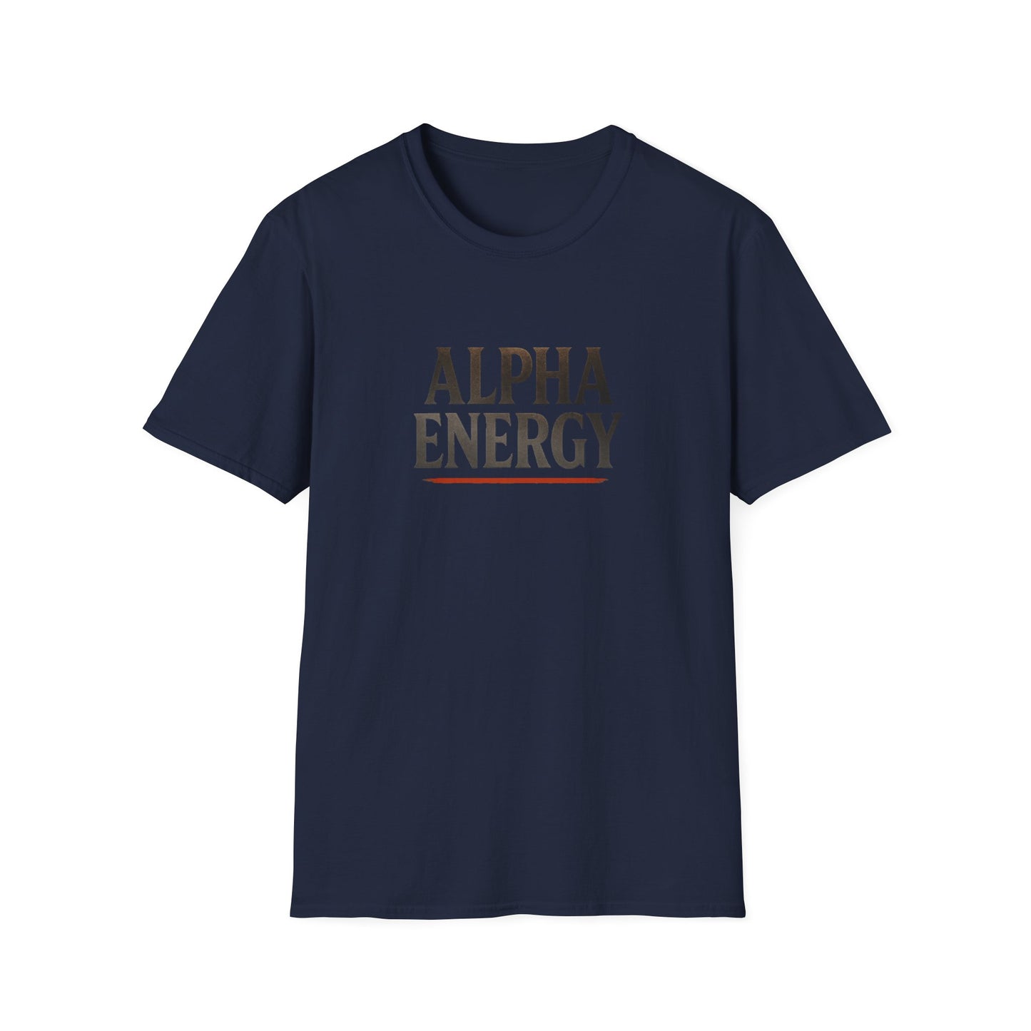 Energetic Alpha Unisex T-Shirt. Casual Wear Gift, Afro Hair Black American African Man T-shirt