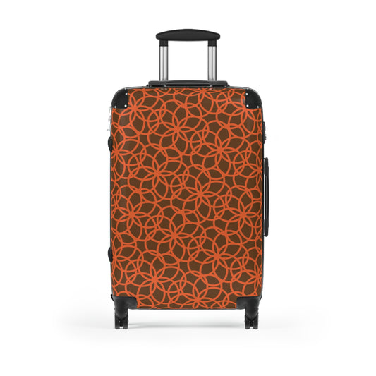 Stylish Suitcase with Floral Design - Perfect for Travel, Gifts, and Adventures