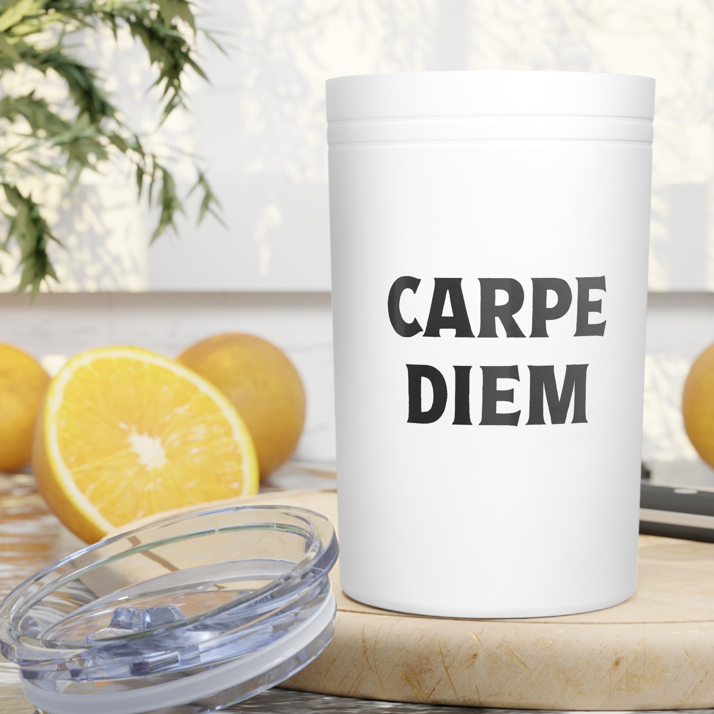 Motivational Carpe Diem Insulated Tumbler - 11oz