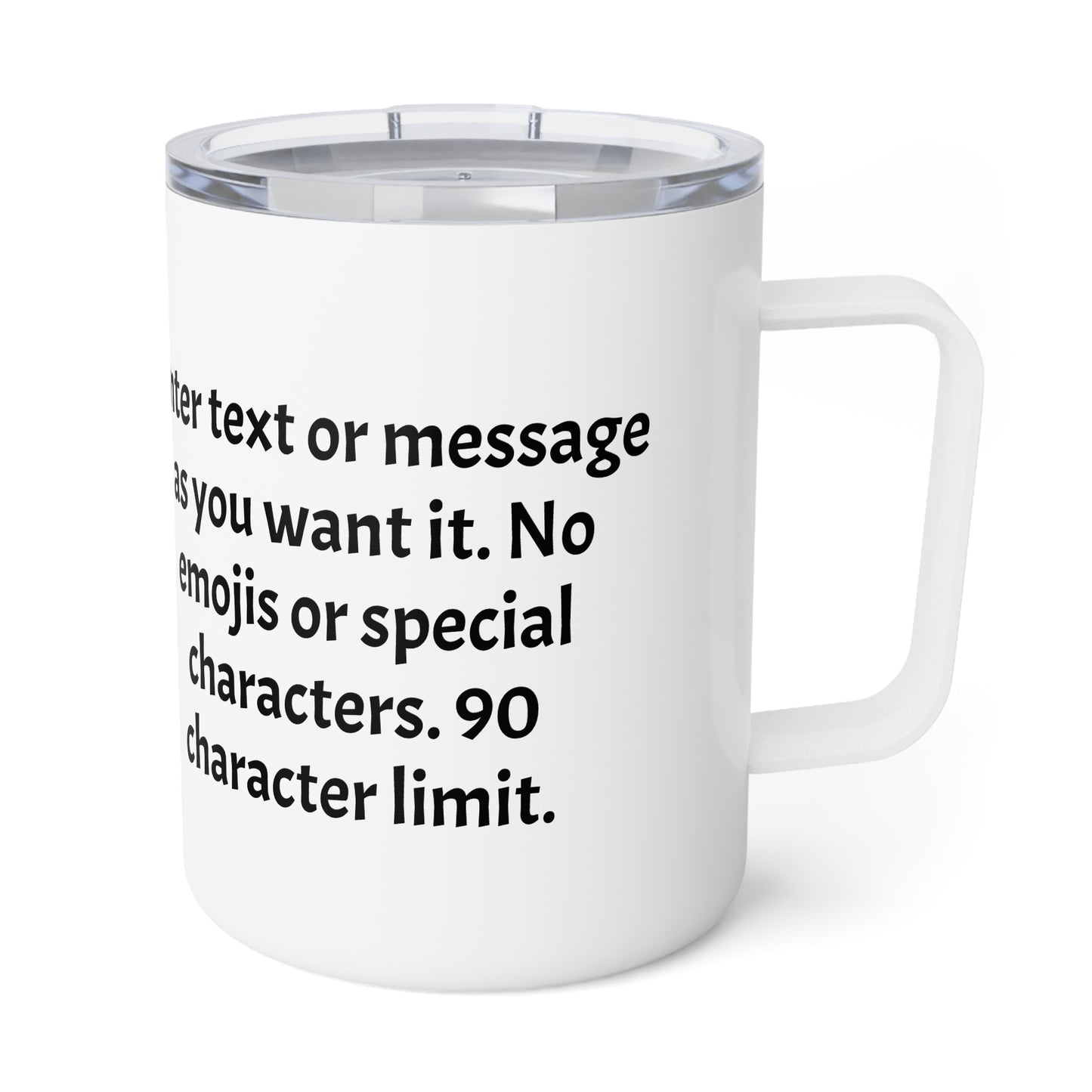 Daily Grind Insulated Coffee Mug Personalized Gift, Travel Mug, Custom Coffee Cup, Fun Drinkware