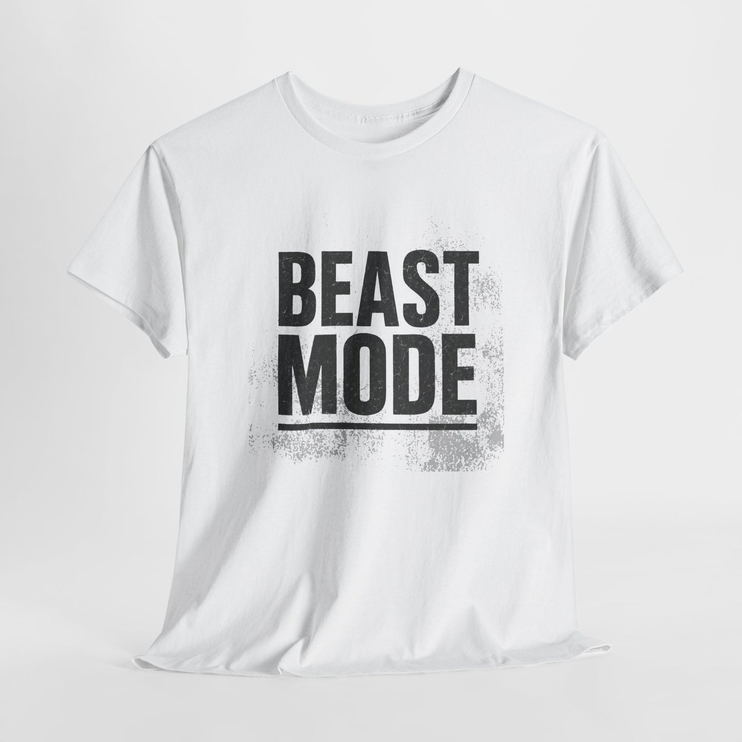 Beast Mode Unisex Heavy Cotton Tee - Fitness Shirt, Workout Apparel, Gym Shirt, Motivational Tee, Gift for Athletes, Casual Wear