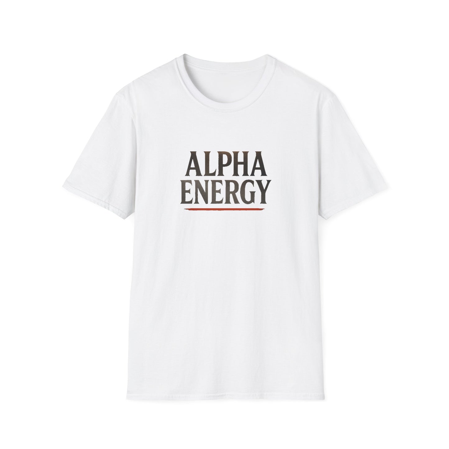 Energetic Alpha Unisex T-Shirt. Casual Wear Gift, Afro Hair Black American African Man T-shirt